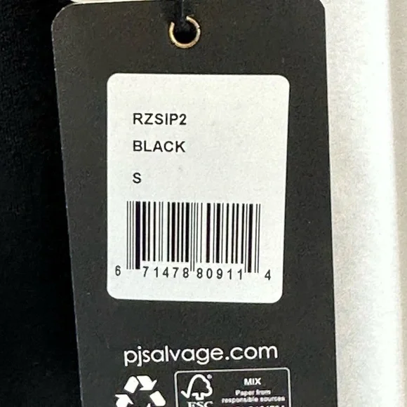 PJ Salvage Drawstring Tie Dye Lounge Sleep Jogger Pants - Black Rust Orange - Picture 5 of 9